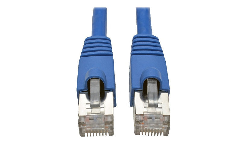 Tripp Lite N262-025-BL Cat6a 10G Shielded Snagless Patch Cable 25 ft PoE Blue