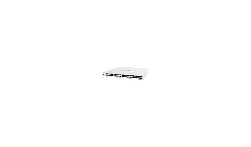 Fortinet FortiSwitch 248E-POE FS-248E-POE 48-Port Gigabit Switch, 370W PoE+