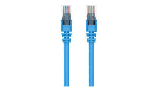 Belkin A3L980-20-BLU-S Cat6 Snagless UTP Ethernet Patch Cable 20 ft Blue