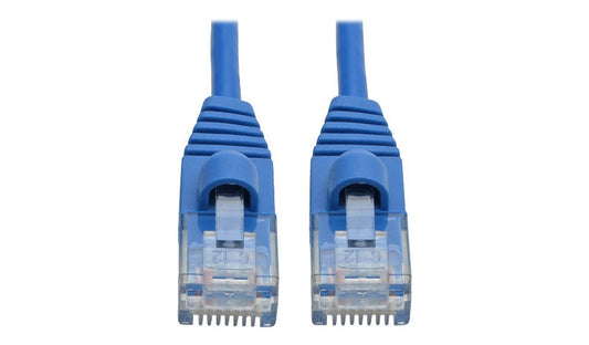 Tripp Lite N261-S04-BL Cat6a Slim Snagless UTP Ethernet Patch Cable 4 ft Blue