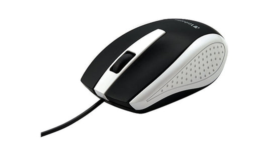 Verbatim 99740 Corded Notebook Optical Mouse USB White 1 Year