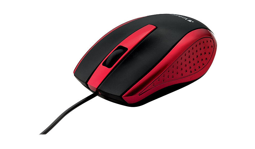 Verbatim 99742 Corded Notebook Optical Mouse USB Red 1 Year