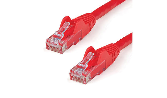 StarTech.com N6PATCH2RD Cat6 Snagless UTP Ethernet Patch Cable 2 ft Red
