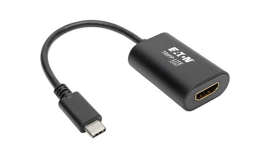 Tripp Lite USB-C to HDMI Adapter, 4K 60Hz, HDCP, 7.1 Audio, Thunderbolt 3, M/F