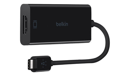 Belkin USB-C to HDMI Adapter, 4K 60Hz, Male/Female, Black