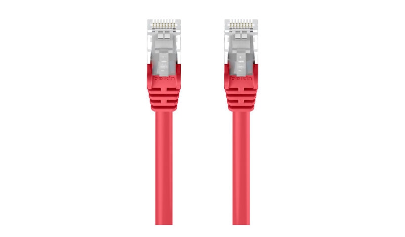 Belkin A3L980-06-RED-S Cat6 Snagless UTP Ethernet Patch Cable 6 ft Red