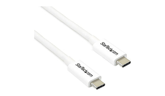 StarTech.com TBLT3MM2MW Thunderbolt-Certified Thunderbolt 3 Cable 6.6 ft 2 Year