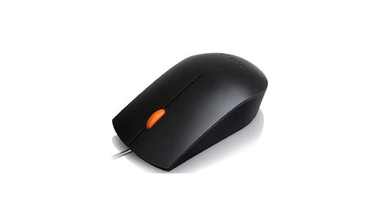 Lenovo 300 USB Wired Mouse Full Size 1600 DPI GX30M39704 1 Year