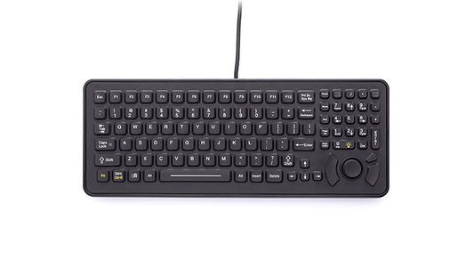 iKey SlimKey-MD SLK-102-FSR-M-USB Rugged Keyboard HulaPoint Red Backlit
