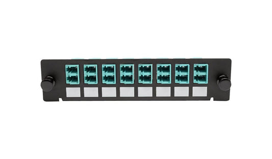 Tripp Lite N492-08D-LC Toolless Pass-Through Fiber Adapter Panel 8 LC Connectors