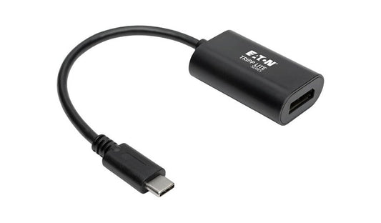 Tripp Lite USB-C to DisplayPort Adapter, 4K 60Hz, 7.1 Audio, Thunderbolt 3