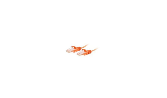 C2G 01175 Cat6 Slim Snagless UTP Ethernet Patch Cable 1 ft Orange