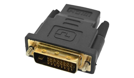 Axiom HDMI Female to DVI-D Male Adapter, Gold Plated, Bi-Directional