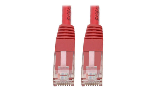 Tripp Lite N200-006-RD Cat6 Molded UTP Ethernet Patch Cable 6 ft Red