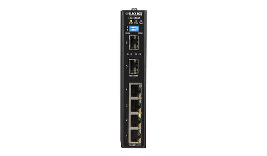 Black Box LGH1006A 4-Port Gigabit + 2 SFP Industrial Unmanaged Switch