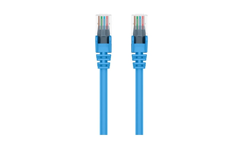 Belkin A3L980-75-BLU-S Cat6 Snagless UTP Ethernet Patch Cable 75 ft Blue