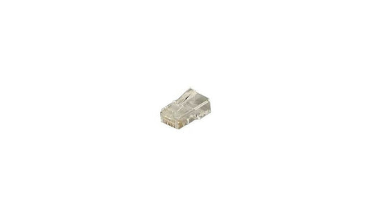 Allen AT8X8RCSC-24 Tel 8x8 RJ45 Modular Plug for Round Cord Solid Wire 50 Pack