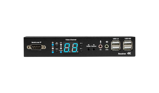 Black Box VX-HDMI-4KIP-RX MediaCento IPX 4K Receiver HDMI over IP USB IR Serial