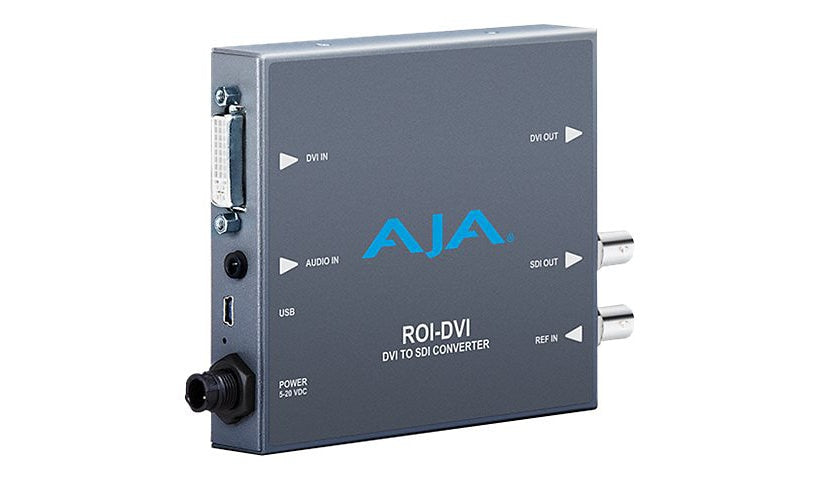 AJA ROI-DVI Mini-Converter DVI/HDMI to 3G-SDI/HD-SDI/SDI with Scaling