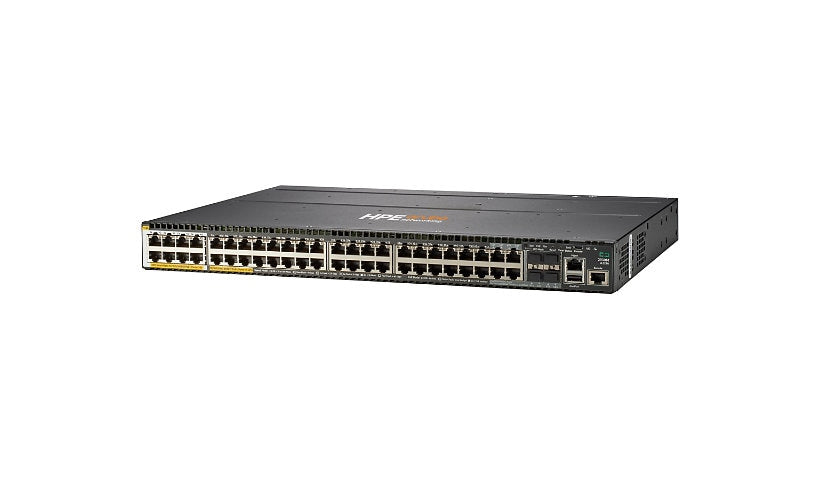 HPE Aruba 2930M JL323A 48-Port PoE+ Switch, 8x Smart Rate, 1-Slot, 1440W