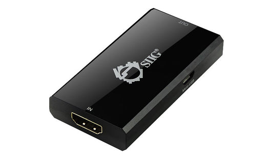 SIIG HDMI 2.0 Repeater, 4K 60Hz, ARC, CEC, Extends up to 98 ft