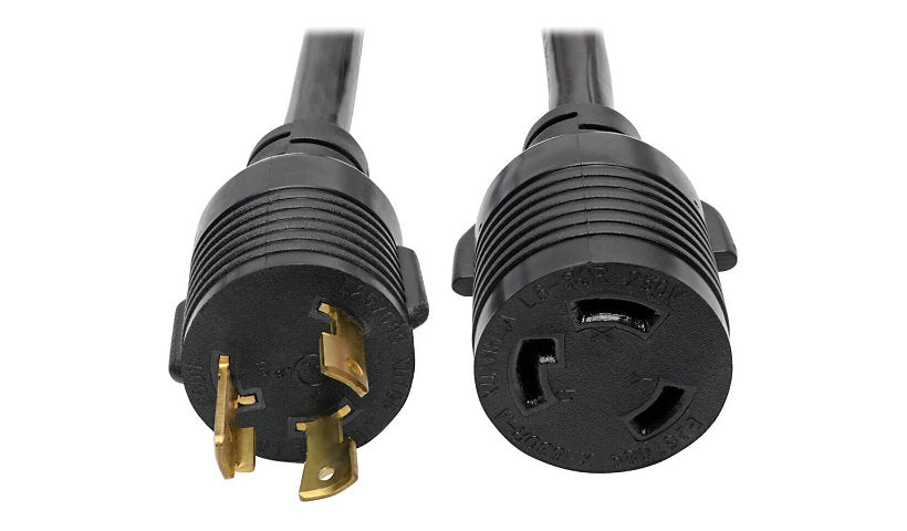 Tripp Lite P041-014 NEMA L6-30P to NEMA L6-30R Locking Extension Cord 14 ft 30A