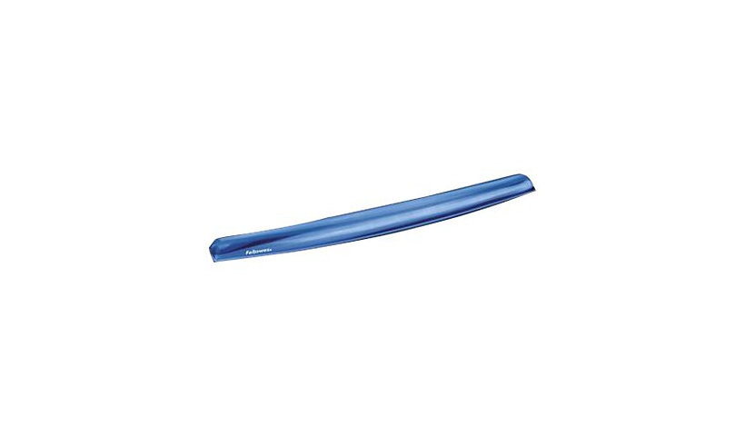 Fellowes Gel Crystals Keyboard Wrist Rest Blue 91137 1 Year