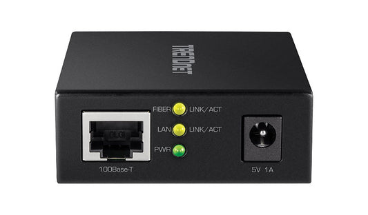 TRENDnet Gigabit 1000BASE-T to SFP Fiber Media Converter, NDAA Compliant, TFC-GSFP