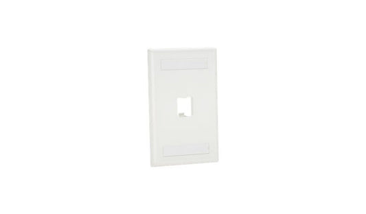 Panduit CFPL1WHY Mini-Com Classic 1-Port Faceplate 1-Gang White