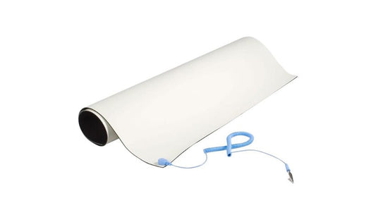 StarTech.com Anti-Static Desk Mat, 24 x 27.5in, Grounding, Beige, TAA, M3013