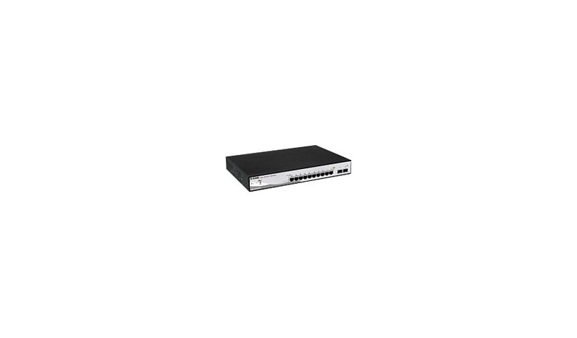 D-Link DGS-1210-10MP 10-Port Gigabit PoE+ Web Smart Switch, 2x SFP, 130W
