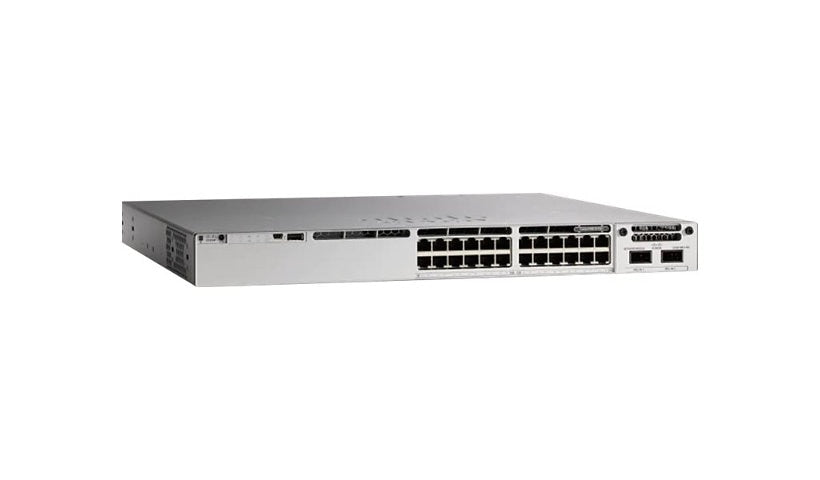 Cisco Catalyst C9300-24P-A 24-Port Gigabit PoE+ Switch, Network Advantage