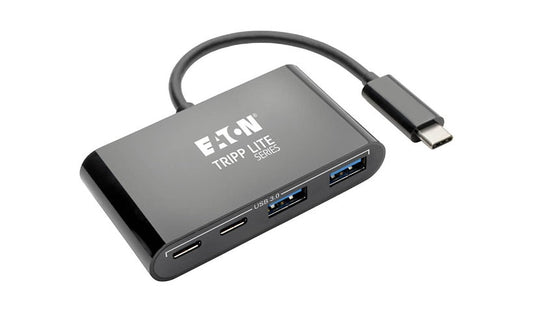 Tripp Lite 4-Port USB-C Portable Hub, 2x USB-A + 2x USB-C, 5Gbps, Thunderbolt 3