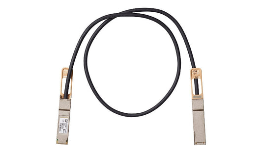 Cisco 1m (3.3ft) 100GBase-CR4 QSFP28 to QSFP28 Passive Copper Direct Attach Cable, Black, QSFP-100G-CU1M=