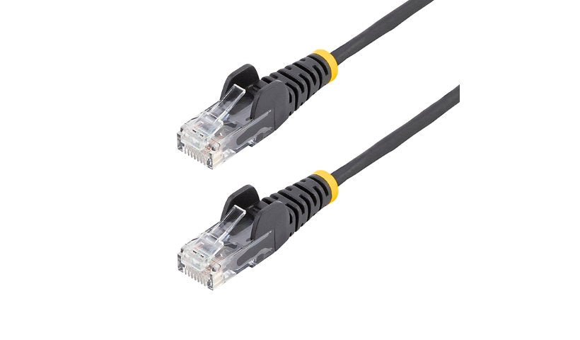 StarTech.com N6PAT1BKS Cat6 Slim Snagless UTP Ethernet Patch Cable 1 ft