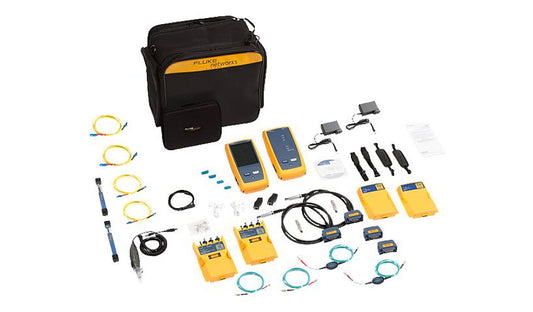 Fluke DSX2-8000QI CableAnalyzer Kit, DSX-8000 plus CertiFiber Quad OLTS