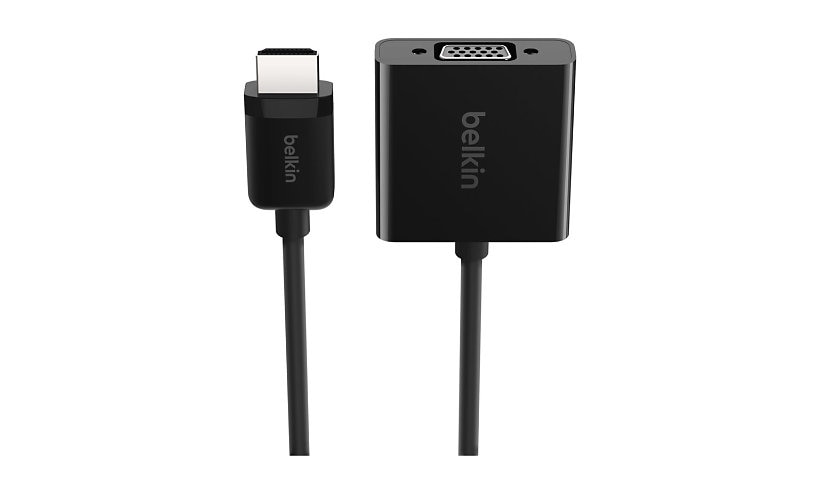 Belkin HDMI to VGA + 3.5mm Audio Adapter, Micro-USB Power, 1080p, 9.8 in