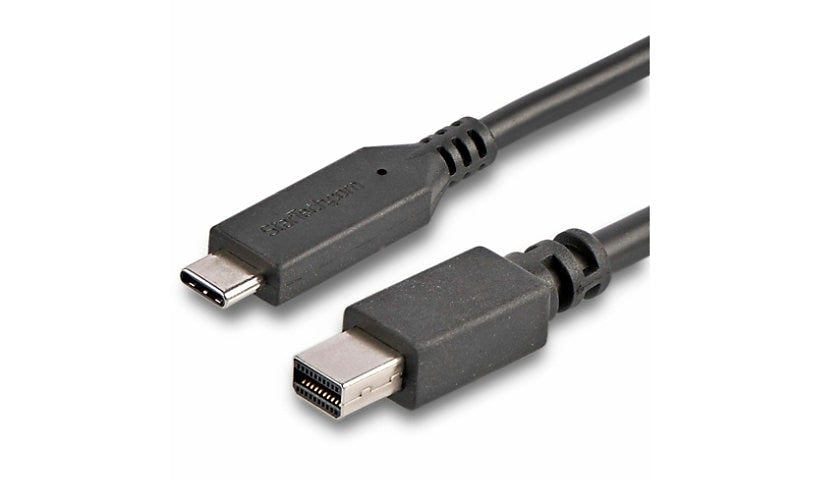 StarTech.com USB-C to Mini DP Cable, 4K 60Hz, Male/Male, Black, 1.8 m (6 ft)