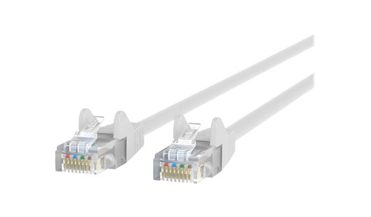 Belkin A3L980-03-WHT-S Cat6 Snagless UTP Ethernet Patch Cable 3 ft White