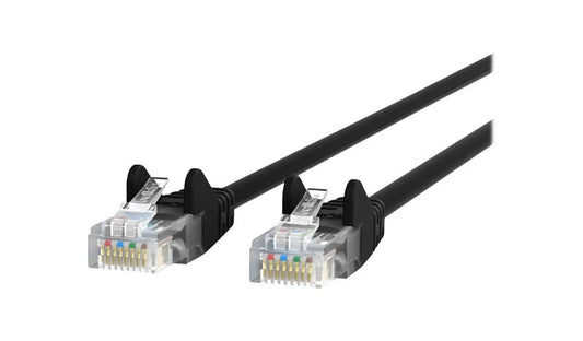 Belkin A3L980-05-BLK-S Cat6 Snagless UTP Ethernet Patch Cable 5 ft