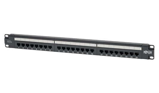 Tripp Lite N252-P24 24-Port Cat6 Patch Panel PoE+ 110/Krone Lifetime Warranty