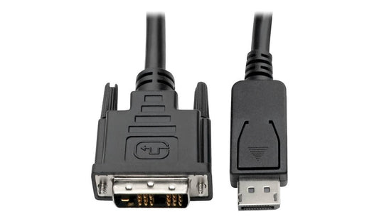 Tripp Lite P581-003 DisplayPort to DVI-D Adapter Cable 3 ft 3 Year