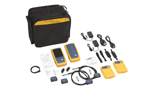 Fluke Networks DSX2-5000 CableAnalyzer Kit, Versiv, Cat 6A Certification