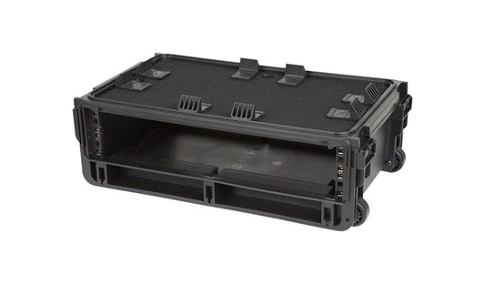 SKB 1SKB-iSF2U Studio Flyer 2U Rack Case with Wheels and Handle