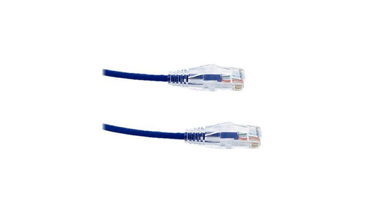 Axiom C6BFSB-B4-AX BENDnFLEX Ultra-Thin Cat6 Patch Cable 4 ft Snagless UTP Blue
