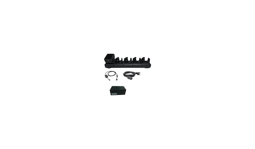 Zebra TC7X ShareCradle Kit, 5-Slot Cradle + 4-Slot Charger, CRD-TC7X-5C4B-KT1