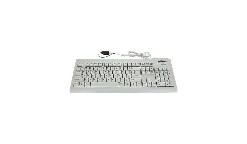 Seal Shield Silver Seal Glow Backlit Waterproof IP68 Keyboard White 2 Year