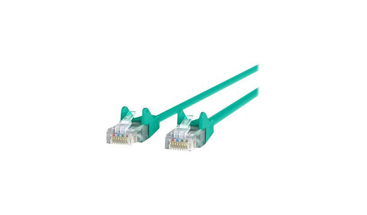 Belkin A3L980-01-GRN-S Cat6 Snagless UTP Ethernet Patch Cable 1 ft Green