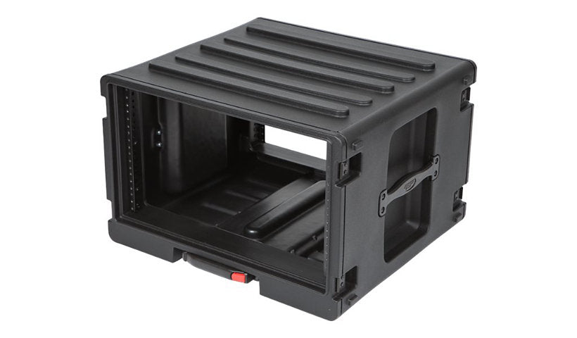 SKB Roto Rolling Rack 1SKB-R6UW 6U Rack Case with Wheels, Pull Handle