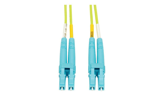 Tripp Lite (Eaton) N820-05M-OM5 5m (16.4ft) LC to LC 100G OM5 Wideband Multimode Duplex Fiber Patch Cable, 50/125, LSZH, Lime Green